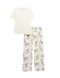 Pure Cotton Printed Pyjama Set