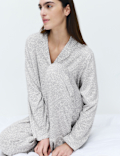 Soft Touch Printed Revere Pyjama Set