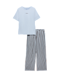 Cotton Rich Printed Pyjama Set