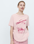 Cotton Rich Printed Pyjama Set