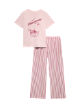 Cotton Rich Printed Pyjama Set