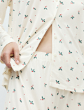 Soft Touch Printed Revere Pyjama Set