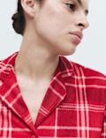 Fleece Printed Revere Pyjama Set