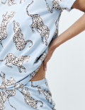Pure Cotton Printed Short Sleeve Pyjama Set