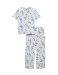 Pure Cotton Printed Short Sleeve Pyjama Set