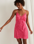 Dream Satin™  Leopard Print Chemise