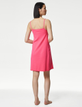 Cotton Rich Ribbed Chemise