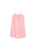 Pure Cotton Waffle Striped Chemise
