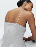 Satin Star Print Chemise