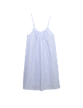 Pure Cotton Striped Short Chemise
