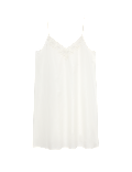 Pure Cotton Lace Trim Chemise