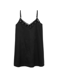 Pure Cotton Lace Trim Chemise