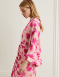 Laylani Satin Floral Wrap