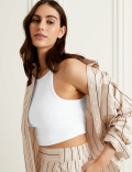Ribbed Lounge Crop Top