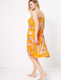 Tropical Print Strappy Nightdress