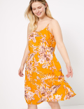 Tropical Print Strappy Nightdress