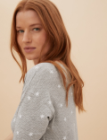 Star Print Long Nightdress