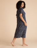 Floral Print Long Nightdress