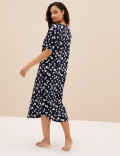 IBO Cotton Daisy AOP Long Nightdress