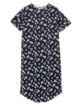IBO Cotton Daisy AOP Long Nightdress