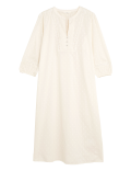 Pure Cotton Dobby Woven Nightdress