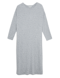Viscose Animal Print Long Nightdress