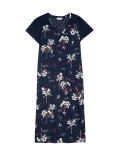 Pure Cotton Printed Long Nightdress