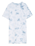 Dyed Regular Length Round Neck Night Dress