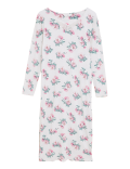 Cotton Mix Floral V Neck Nightdress
