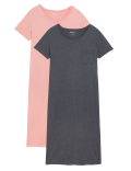 2pk Cool Comfort™ Cotton Modal Nightdresses