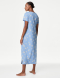 Cotton Modal Printed Nightdress