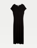 Ribbed Cap Sleeve Nightdress