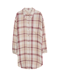 Pure Cotton Checked Nightshirt