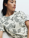 Cotton Modal Printed Long Nightdress