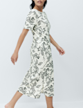 Cotton Modal Printed Long Nightdress