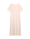 Cotton Modal Printed Long Nightdress
