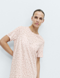 Cotton Modal Printed Long Nightdress