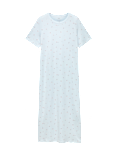 Cotton Modal Printed Long Nightdress