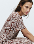 Cotton Modal Printed Long Nightdress