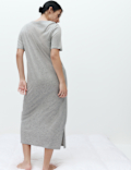Cotton Modal Printed Long Nightdress