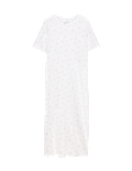 Cotton Modal Printed Long Nightdress