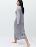 Lace Detail Long Sleeve Nightdress