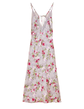 Satin Floral Print Chemise