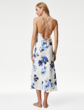 Satin Printed Chemise