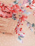 Floral Satin Long Nightdress