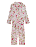 Satin Floral Print Pyjama Set