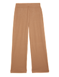 Ribbed Wide Leg Lounge Bottoms