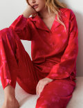 Dream Satin™ Printed Pyjama Set