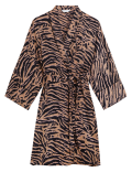Dream Satin™ Zebra Short Dressing Gown