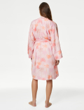 Dream Satin™ Printed Kimono Wrap